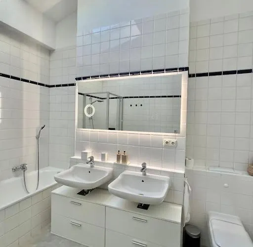 Apartament Penthouse Am Waldplatz Lipsk